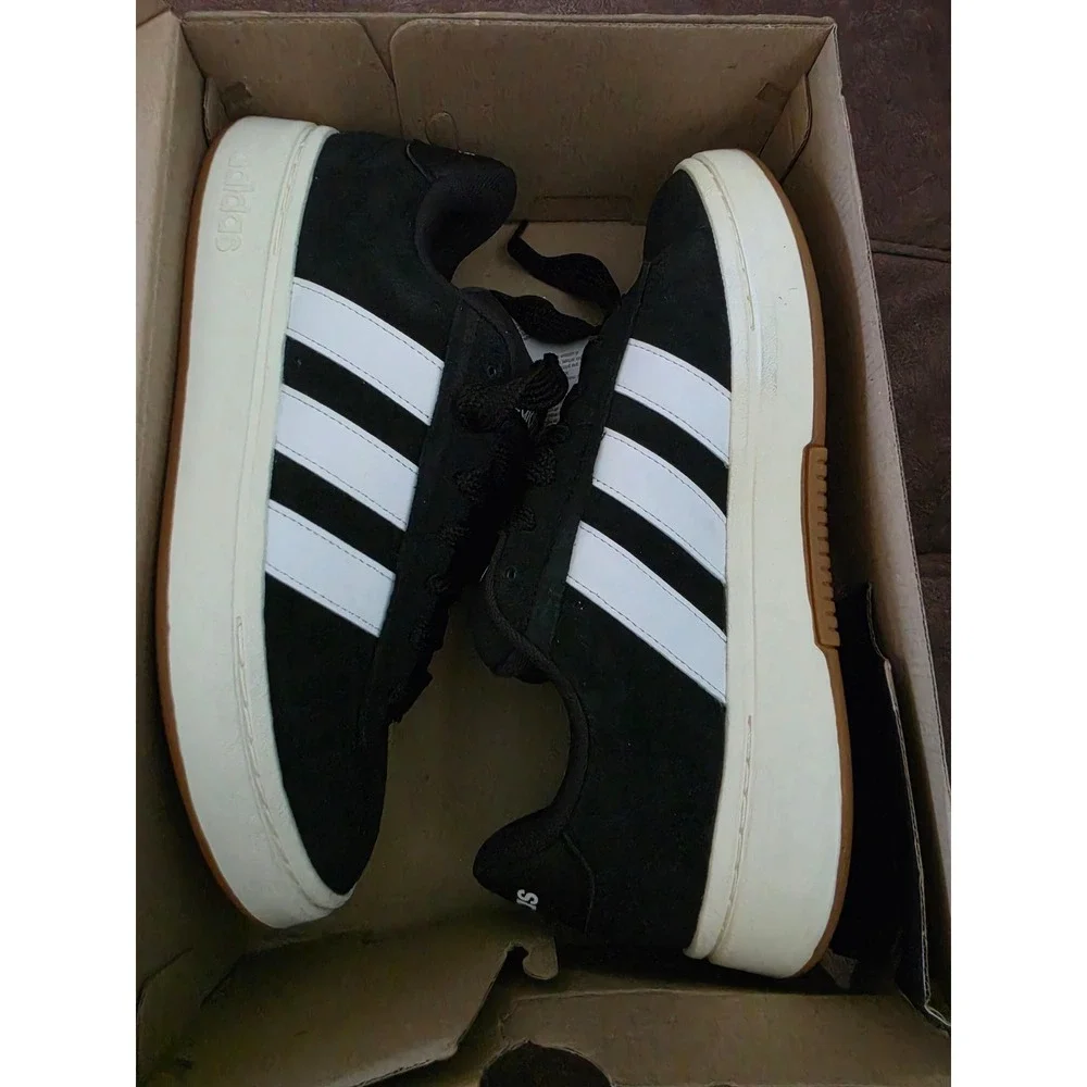 Adidas Grand Court Alpha 00s Mens Sneakers Black White Gum AJR0543 Size 9.5